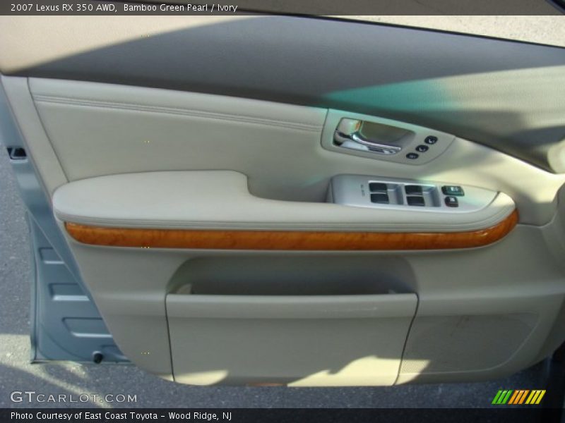 Bamboo Green Pearl / Ivory 2007 Lexus RX 350 AWD