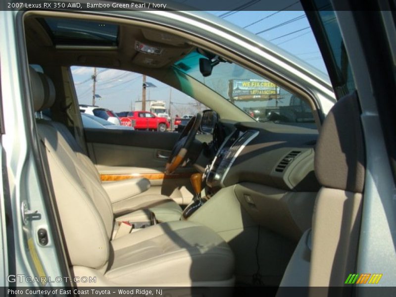 Bamboo Green Pearl / Ivory 2007 Lexus RX 350 AWD