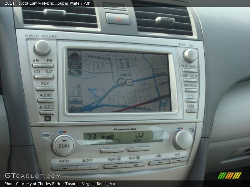 Navigation of 2011 Camry Hybrid