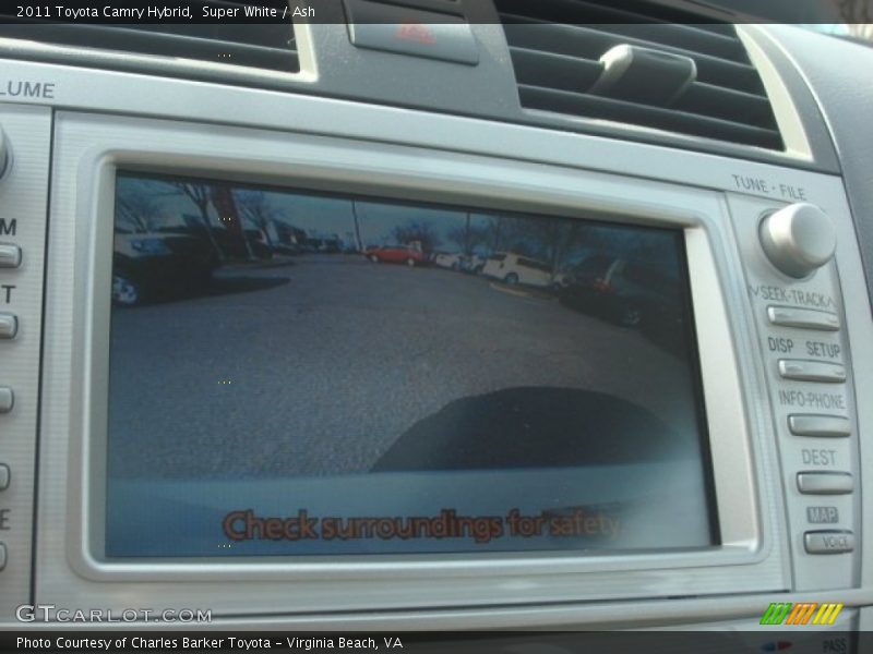 Super White / Ash 2011 Toyota Camry Hybrid