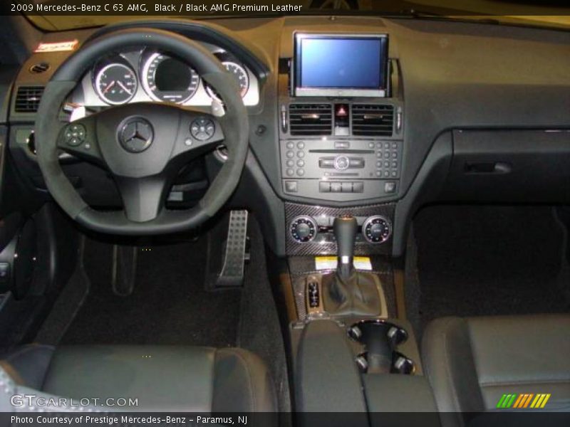 Black / Black AMG Premium Leather 2009 Mercedes-Benz C 63 AMG