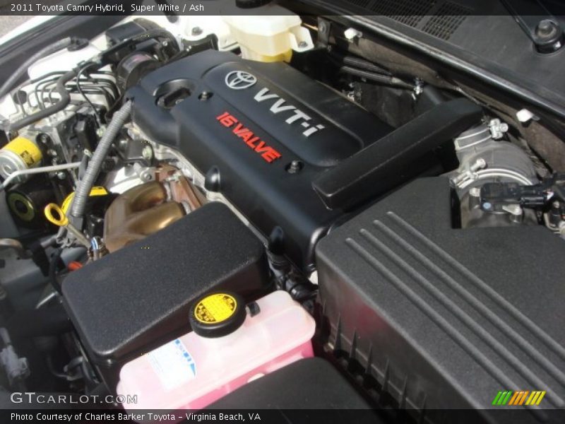  2011 Camry Hybrid Engine - 2.4 Liter H DOHC 16-Valve VVT-i 4 Cylinder Gasoline/Electric Hybrid