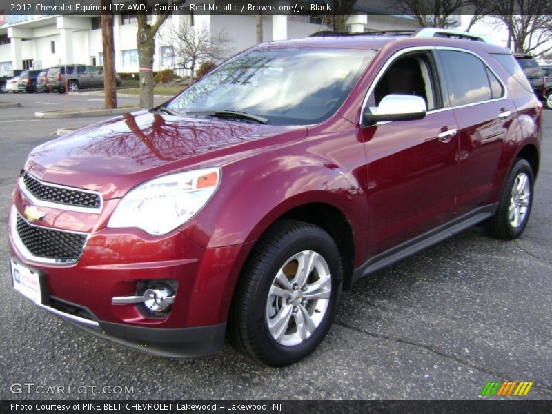 Cardinal Red Metallic / Brownstone/Jet Black 2012 Chevrolet Equinox LTZ AWD