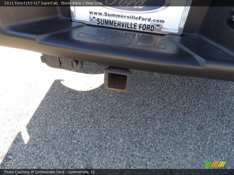 Ebony Black / Steel Gray 2011 Ford F150 XLT SuperCab