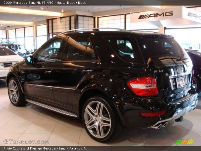 Black / Black 2009 Mercedes-Benz ML 63 AMG 4Matic