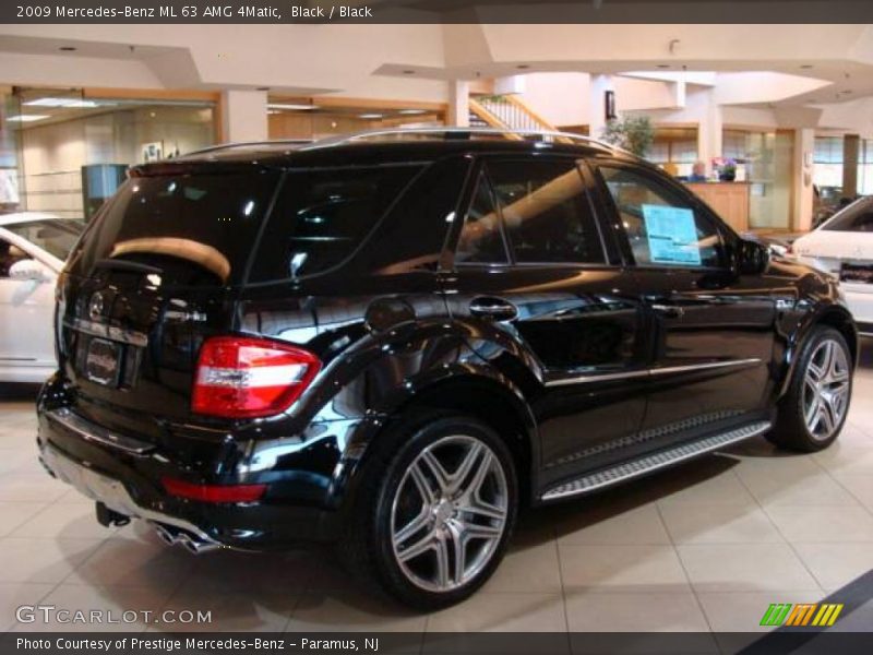 Black / Black 2009 Mercedes-Benz ML 63 AMG 4Matic