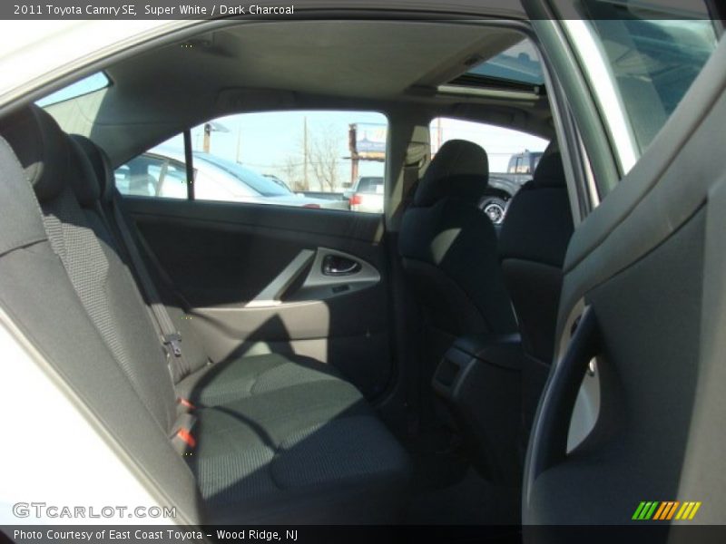 Super White / Dark Charcoal 2011 Toyota Camry SE