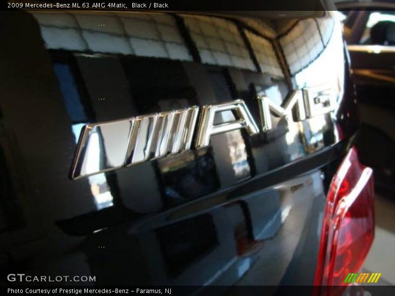 Black / Black 2009 Mercedes-Benz ML 63 AMG 4Matic