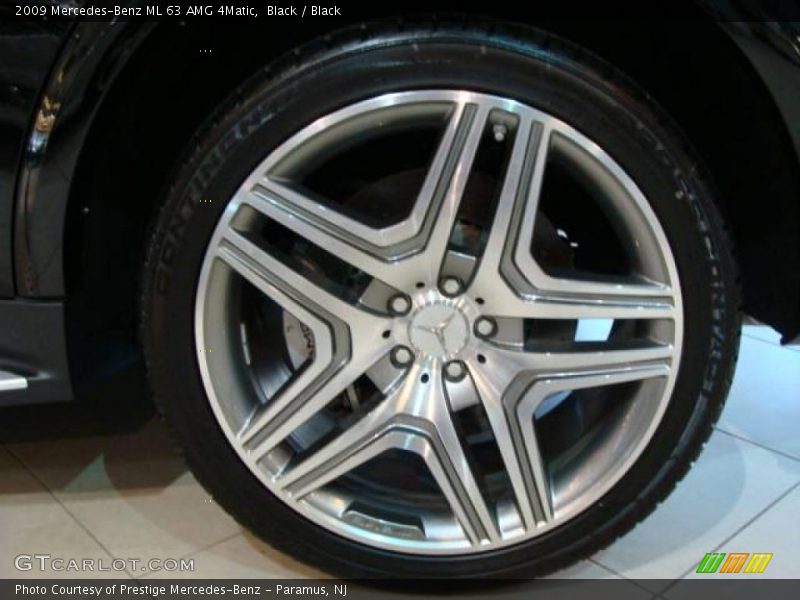 Black / Black 2009 Mercedes-Benz ML 63 AMG 4Matic