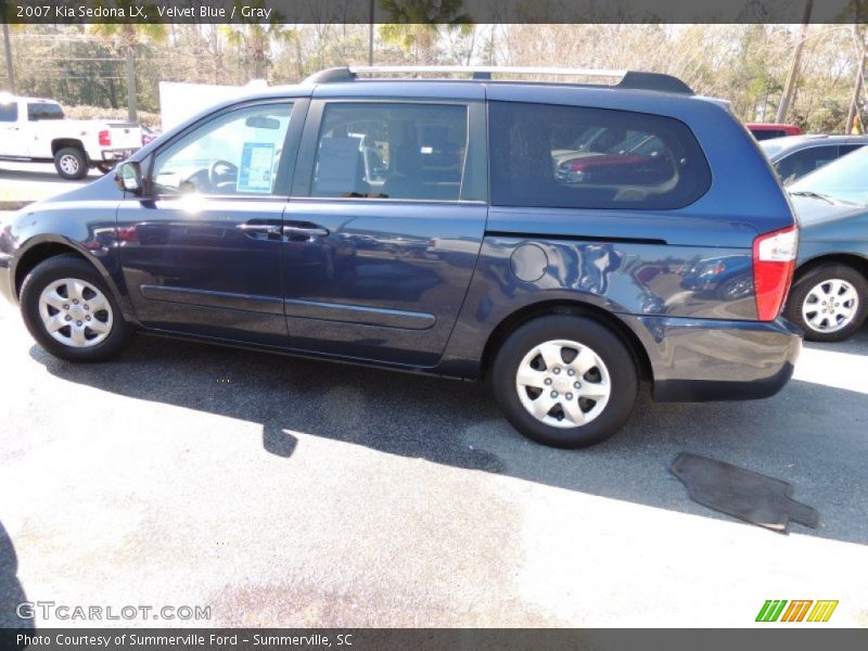 Velvet Blue / Gray 2007 Kia Sedona LX