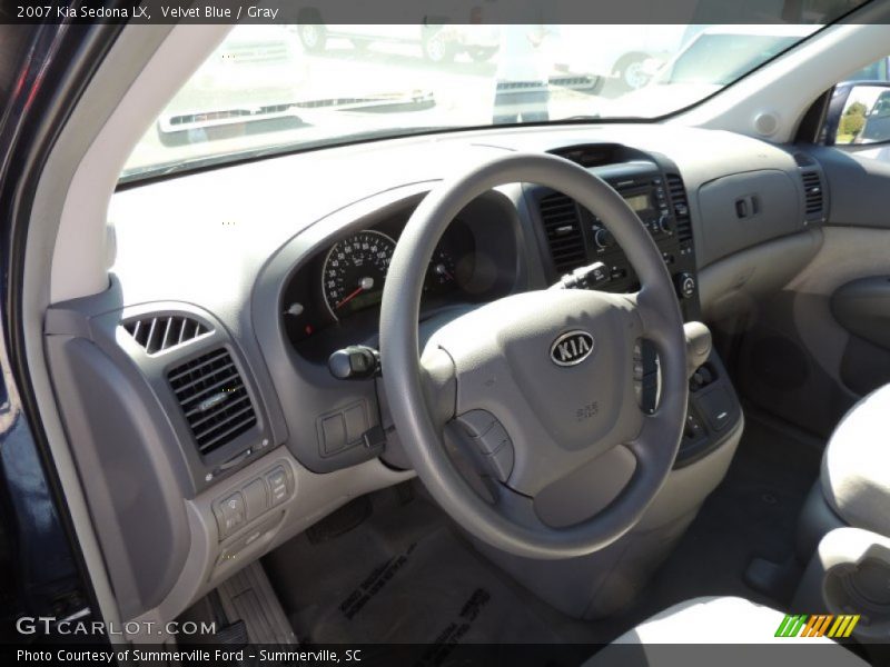 Velvet Blue / Gray 2007 Kia Sedona LX