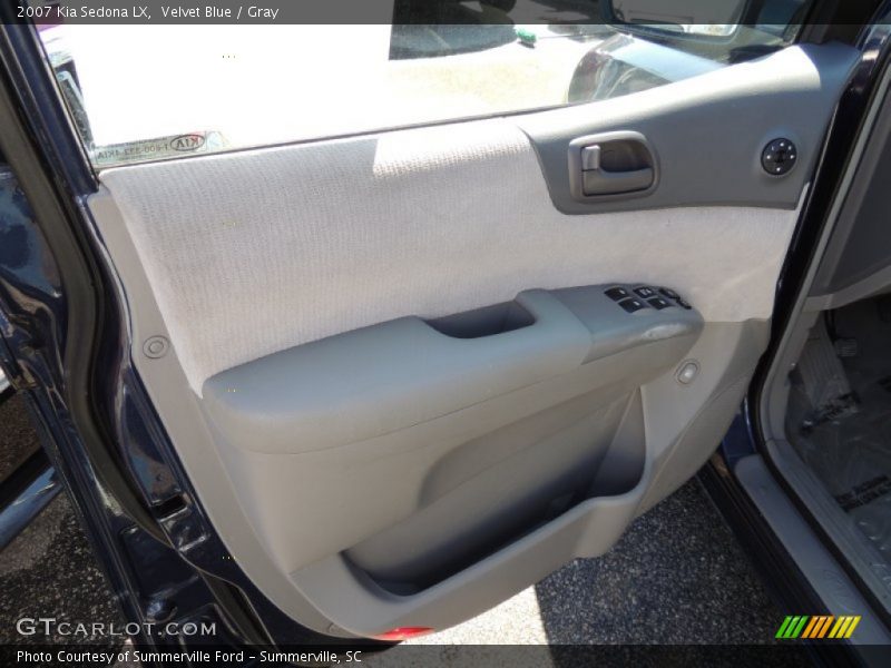 Velvet Blue / Gray 2007 Kia Sedona LX