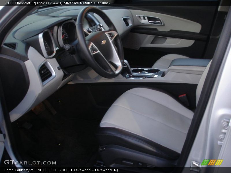 Silver Ice Metallic / Jet Black 2012 Chevrolet Equinox LTZ AWD