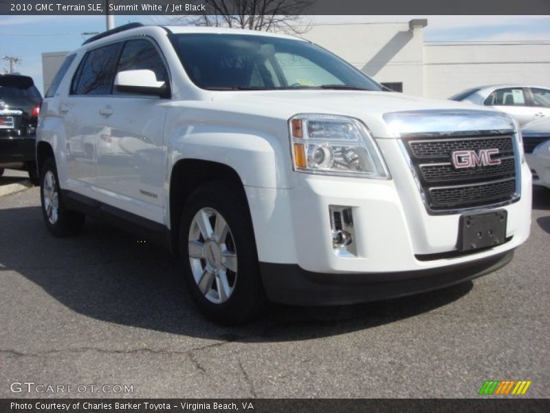 Summit White / Jet Black 2010 GMC Terrain SLE