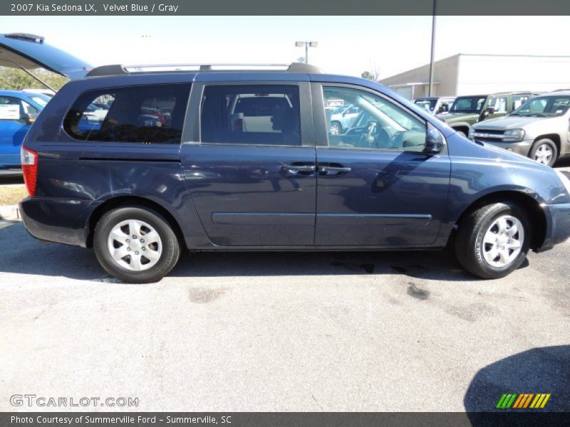 Velvet Blue / Gray 2007 Kia Sedona LX