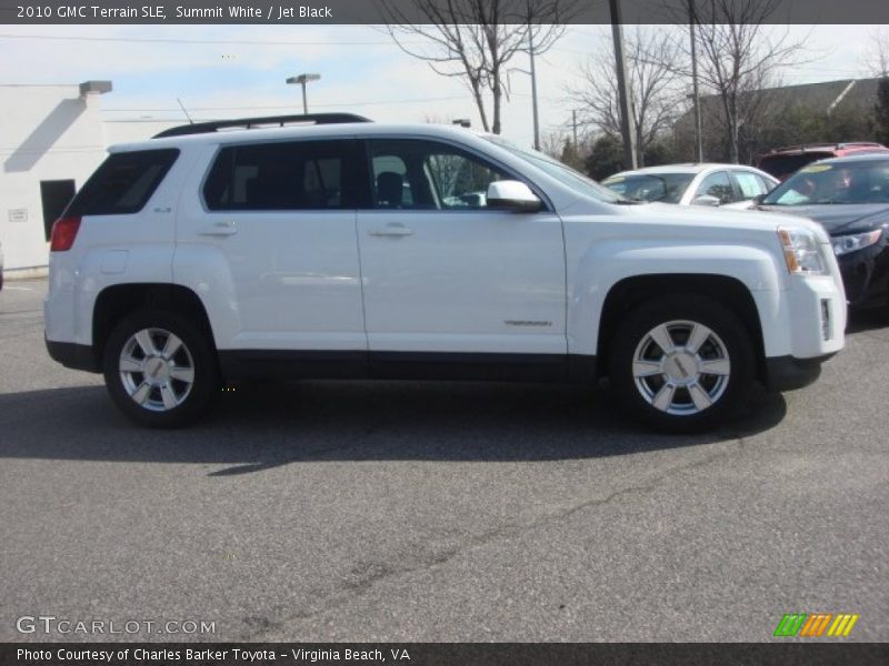 Summit White / Jet Black 2010 GMC Terrain SLE