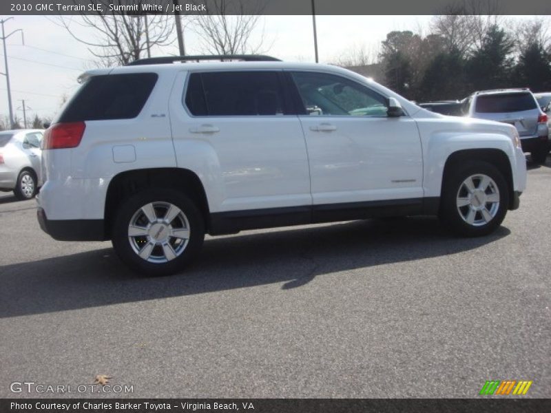 Summit White / Jet Black 2010 GMC Terrain SLE
