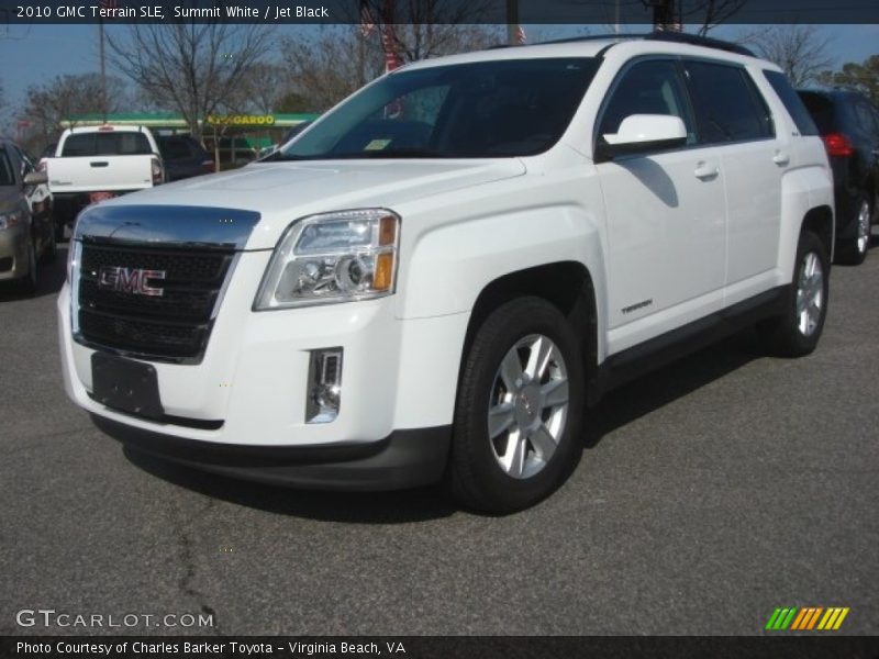 Summit White / Jet Black 2010 GMC Terrain SLE