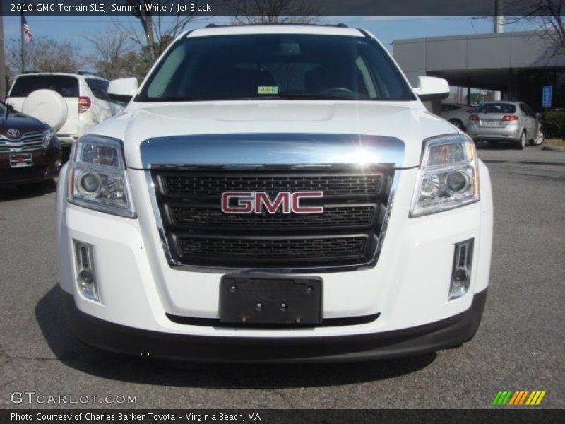 Summit White / Jet Black 2010 GMC Terrain SLE