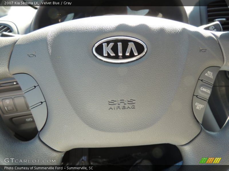 Velvet Blue / Gray 2007 Kia Sedona LX