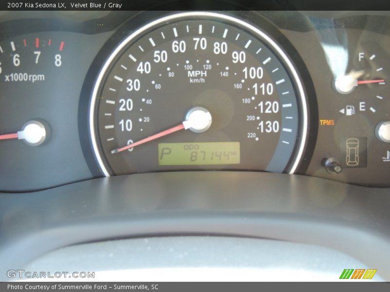 Velvet Blue / Gray 2007 Kia Sedona LX