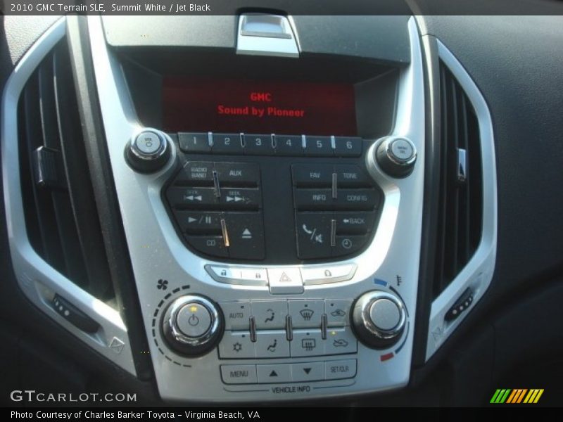Summit White / Jet Black 2010 GMC Terrain SLE