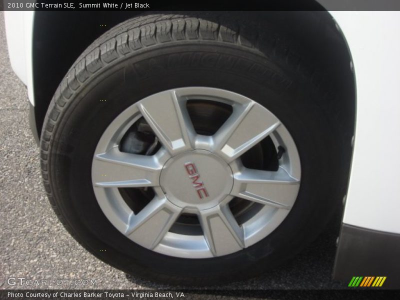 Summit White / Jet Black 2010 GMC Terrain SLE