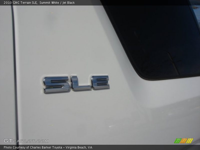 Summit White / Jet Black 2010 GMC Terrain SLE