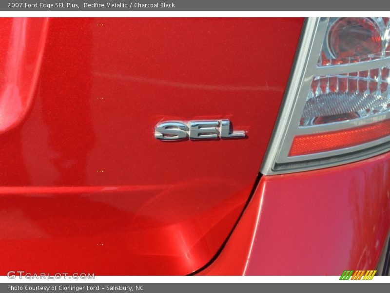 Redfire Metallic / Charcoal Black 2007 Ford Edge SEL Plus