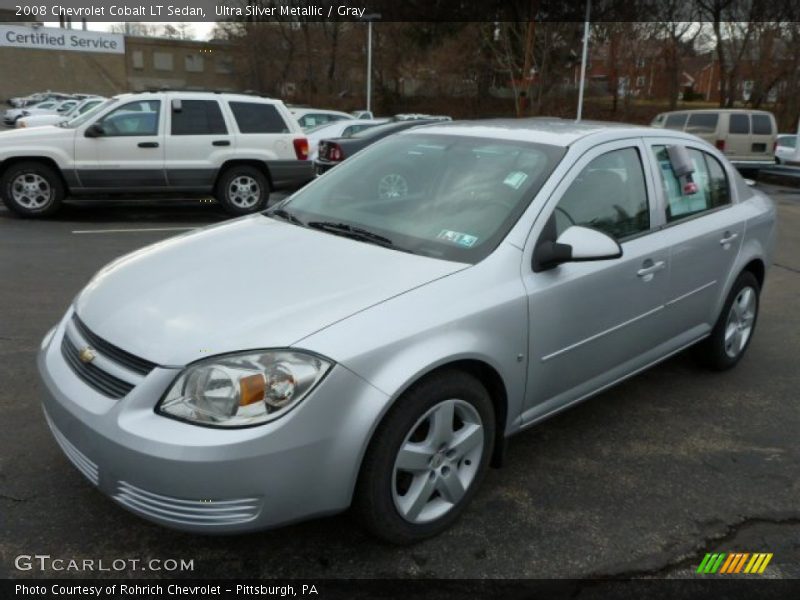 Ultra Silver Metallic / Gray 2008 Chevrolet Cobalt LT Sedan