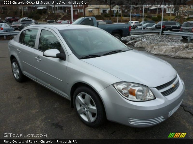 Ultra Silver Metallic / Gray 2008 Chevrolet Cobalt LT Sedan