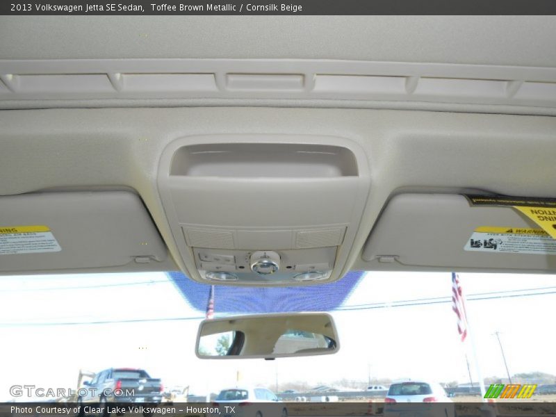 Toffee Brown Metallic / Cornsilk Beige 2013 Volkswagen Jetta SE Sedan