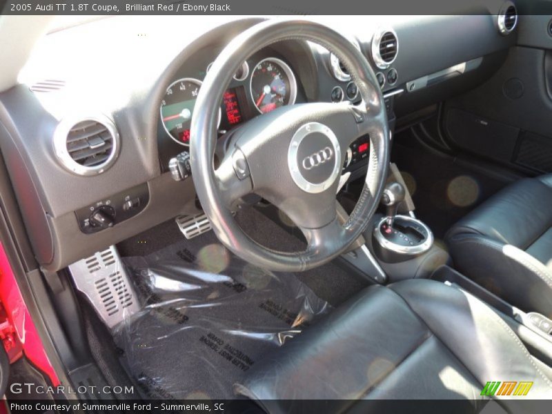 2005 TT 1.8T Coupe Ebony Black Interior