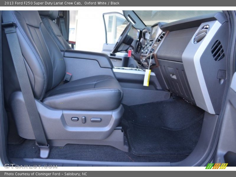 Front Seat of 2013 F250 Super Duty Lariat Crew Cab