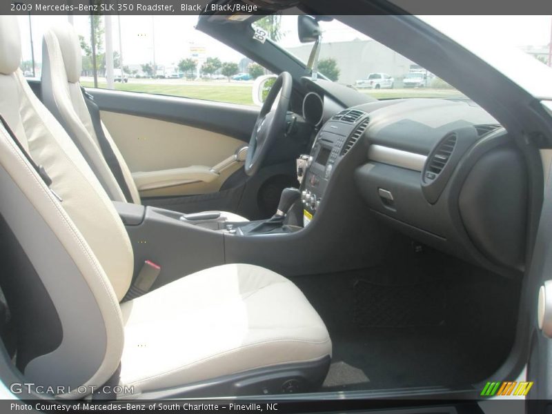 Black / Black/Beige 2009 Mercedes-Benz SLK 350 Roadster