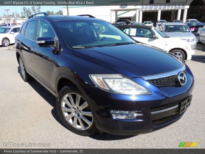 Stormy Blue Mica / Black 2007 Mazda CX-9 Grand Touring
