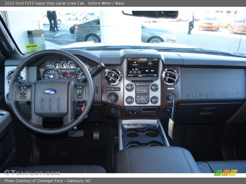 Dashboard of 2013 F250 Super Duty Lariat Crew Cab