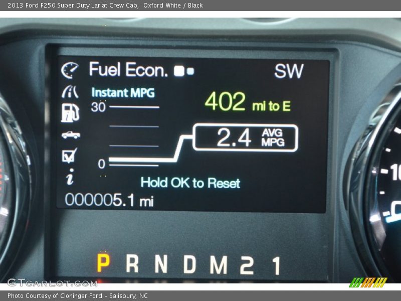 Oxford White / Black 2013 Ford F250 Super Duty Lariat Crew Cab