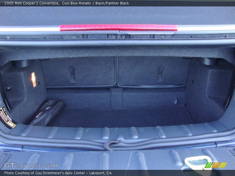 Cool Blue Metallic / Black/Panther Black 2005 Mini Cooper S Convertible