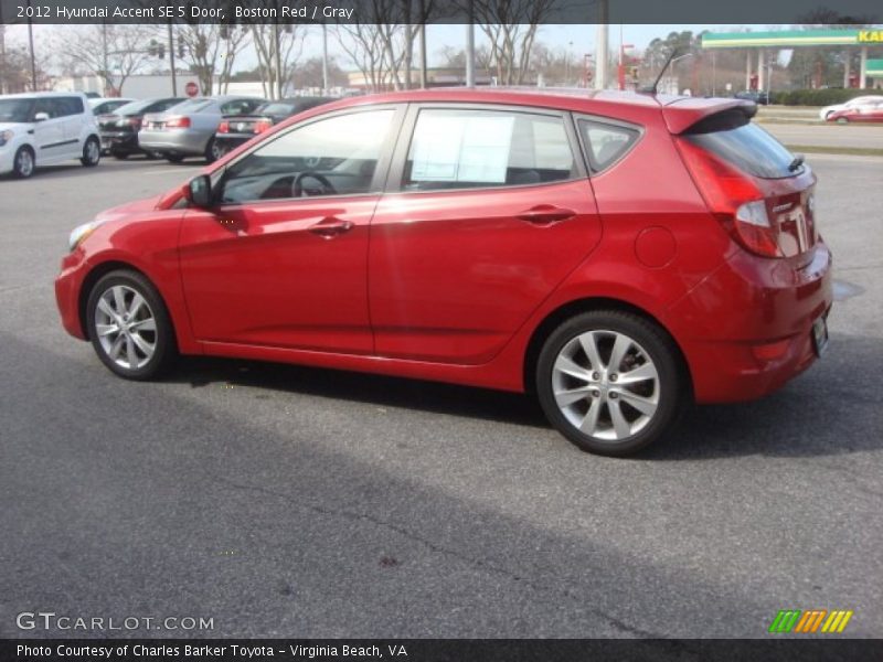  2012 Accent SE 5 Door Boston Red