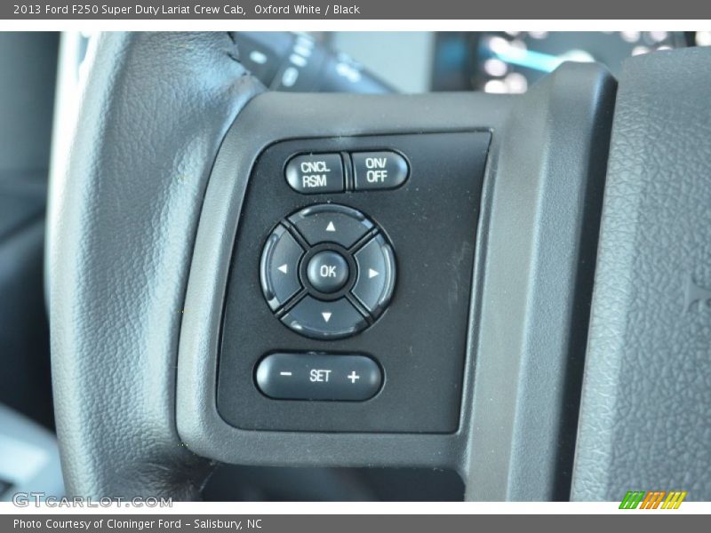 Controls of 2013 F250 Super Duty Lariat Crew Cab