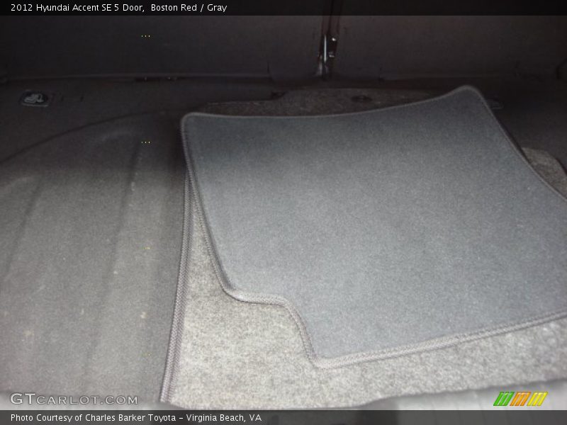 Boston Red / Gray 2012 Hyundai Accent SE 5 Door