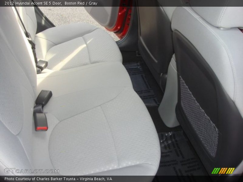 Boston Red / Gray 2012 Hyundai Accent SE 5 Door