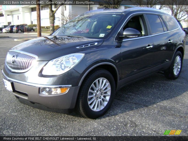 Cyber Gray Metallic / Ebony/Ebony 2011 Buick Enclave CXL AWD