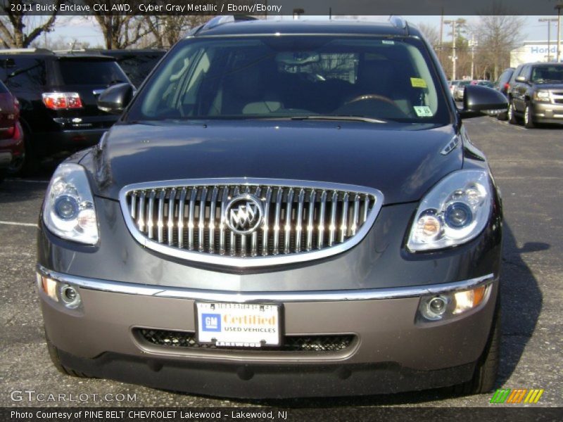 Cyber Gray Metallic / Ebony/Ebony 2011 Buick Enclave CXL AWD