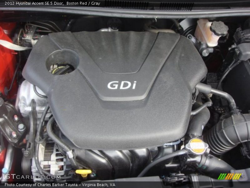  2012 Accent SE 5 Door Engine - 1.6 Liter GDI DOHC 16-Valve D-CVVT 4 Cylinder