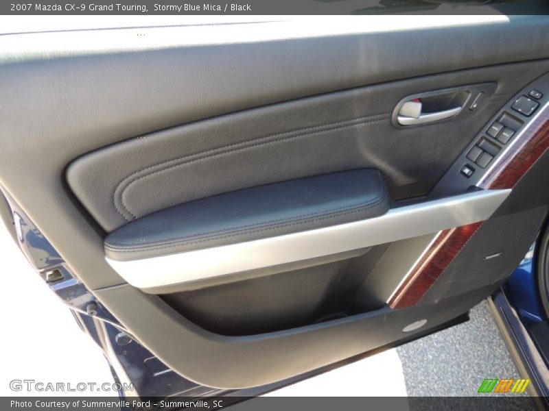 Stormy Blue Mica / Black 2007 Mazda CX-9 Grand Touring