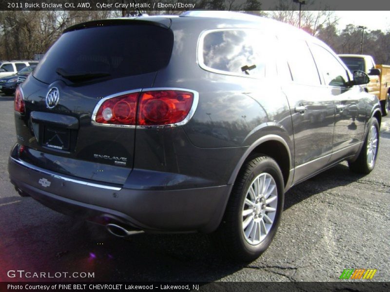 Cyber Gray Metallic / Ebony/Ebony 2011 Buick Enclave CXL AWD