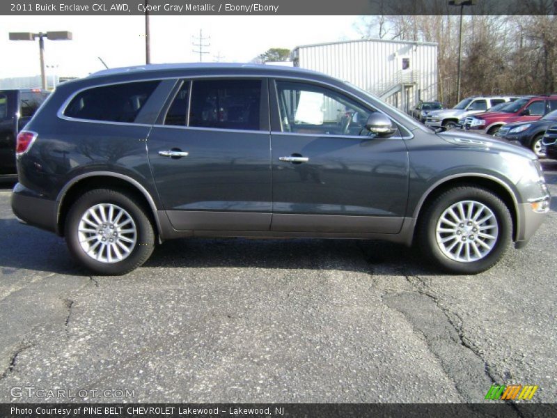 Cyber Gray Metallic / Ebony/Ebony 2011 Buick Enclave CXL AWD