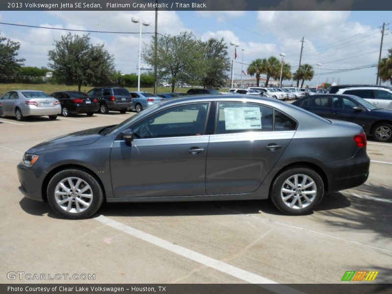 Platinum Gray Metallic / Titan Black 2013 Volkswagen Jetta SE Sedan